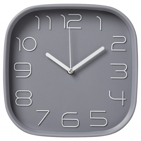 Часы настенные Рубин Классика 25х25см серый 2500-004