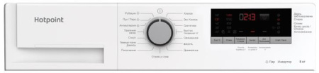 Стиральная машина с фронтальной загрузкой Hotpoint WMHD 8482, Max загрузка - 8кг, Max отжим - 1 400об/мин., цвет Белый