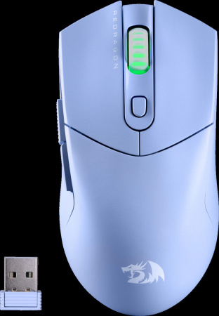 Мышь Redragon St4r Pro RGB Led Беспроводная (WirelessUSB, BT) Blue