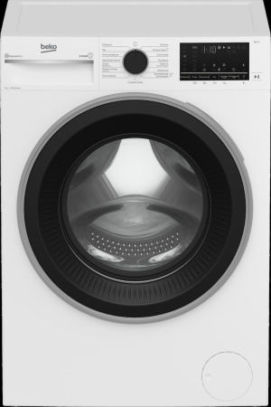 Стиральная машина с фронтальной загрузкой Beko B3WFR572WB, Max загрузка - 7кг, Max отжим - 1 200об/мин., цвет Белый