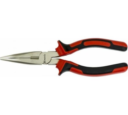 Длинногубцы изогнутые MATRIX 180 мм, двухкомпонентные рукоятки