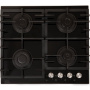 Встраиваемая варочная панель Газовая Oasis P-GBR, 58 см, цвет Чёрный
