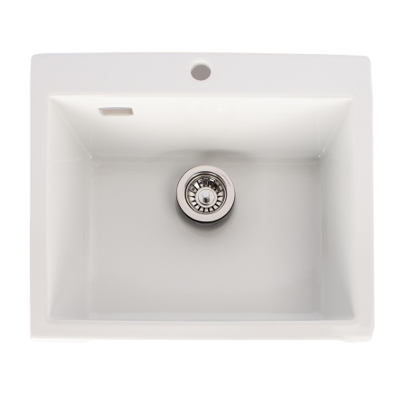 Кухонная мойка Omoikiri Omishima 60-WH Glossy Natceramic/белый