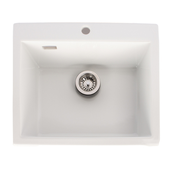 Кухонная мойка Omoikiri Omishima 60-WH Glossy Natceramic/белый