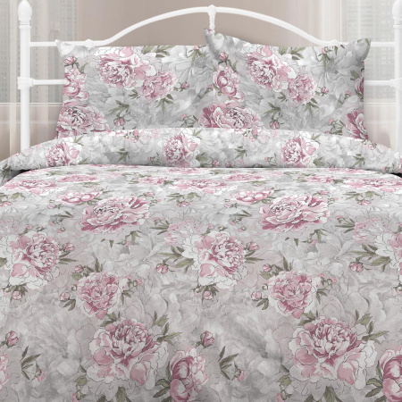 КПБ 1,5 сп Любимый дом Пионовый сад 70/70 Бязь 914357