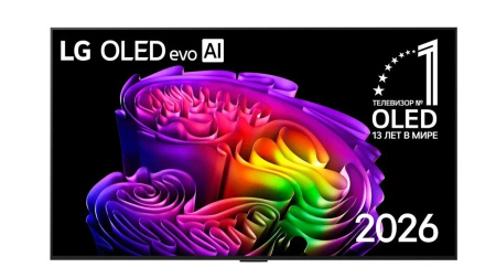  55" (140см) Телевизор LG OLED55G6RLA, SMART- Да, UHD 4K 3840x2160, Цвет Чёрный