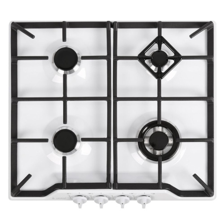 Встраиваемая варочная панель Газовая Gefest ПВГ 1212, 59 см, цвет Белый