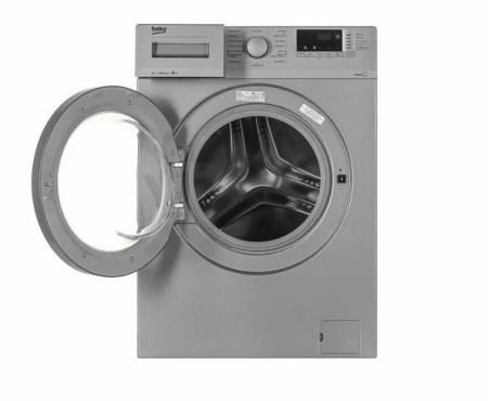 Стиральная машина с фронтальной загрузкой Beko WSRE6512ZSS, Max загрузка - 6кг, Max отжим - 1 000об/мин., цвет Серый