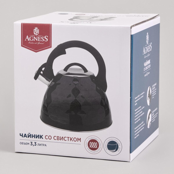 Чайник газовый Agness 3,3 л 940-030