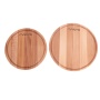 Набор досок разделочных Manya, материал бук 2 шт на подставке, диаметр 28 см и 24 см