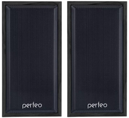 Акустическая система 2.0 Perfeo Cabinet Черное дерево
