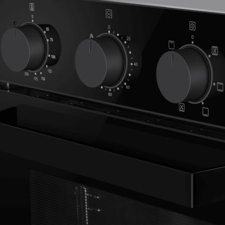 Встраиваемый Электрический духовой шкаф Maunfeld EOEC516PB2, цвет Чёрный