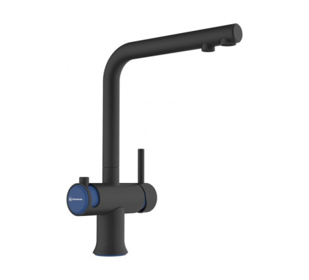 Смеситель Omoikiri Hotaru-GB-IB латунь/графит/indigo blue