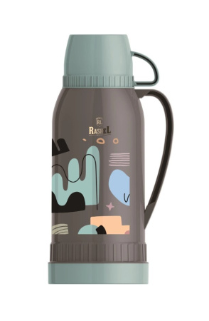 Термос Rashel 1,8 л R-39/180 серый/голубой
