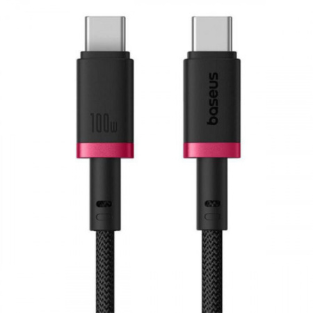 USB кабель Baseus Dura Series Fast Charging Cable Type-C - Type-C 100Вт 1м Red+Black