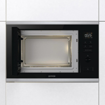 Встраиваемая микроволновая печь Gorenje BMX251M2BG, цвет Чёрный, 25 л.