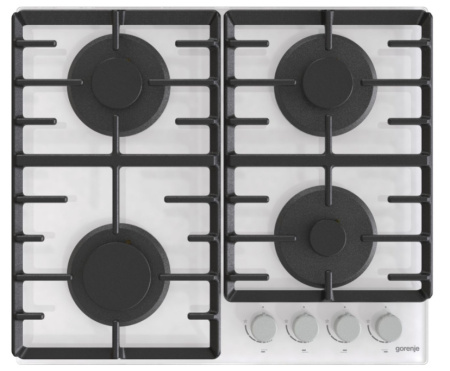 Встраиваемая варочная панель Газовая Gorenje GT642AXW, 60 см, цвет Белый