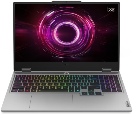 Ноутбук Lenovo LOQ 15AHP10 Ryzen 7 250/16Gb/512Gb SSD/RTX 5060 8Gb/15.6" FHD IPS 144Hz (Win11) Luna Grey (83JG007PUS)