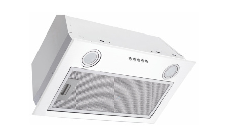 Встраиваемая вытяжка ATL 1003, цвет Белое стекло, ширина 52,5см.