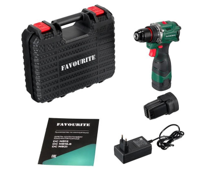 Шуруповерт аккумуляторный Favourite DC NB16.8 бесщеточный