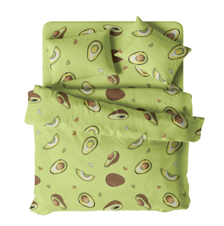 КПБ Семейный Волшебная Ночь Авокадо 50/70 Ранфорс 790541