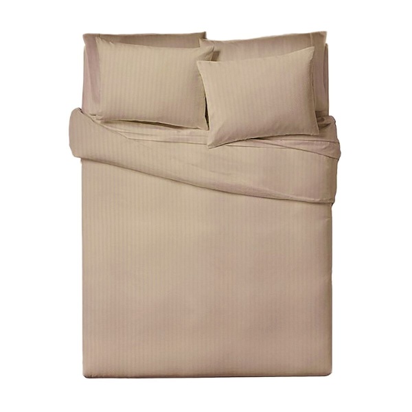 Простыня на резинке Verossa Stripe 180/200/20 Bronze Сатин 753312