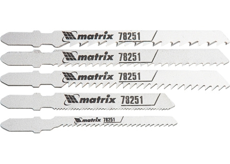 Набор полотен для электролобзика универсальный MATRIX Professional 5 шт.
