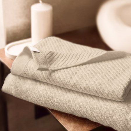 Полотенце Fine Line Gamma 50/90 Махра 470 г/м2 Овсяный A79398