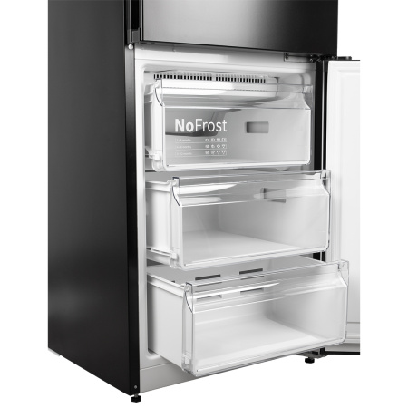 Холодильник KURT LANE RB2008NQ, цвет Чёрный матовый