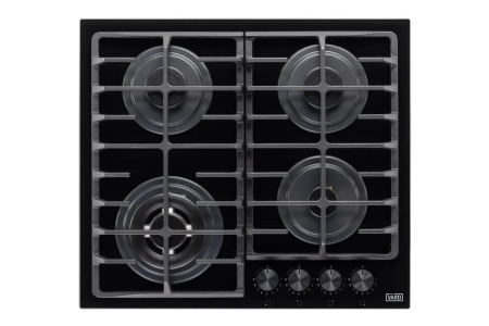 Встраиваемая варочная панель Газовая Vard VHGS6434K, 58 см, цвет Чёрный