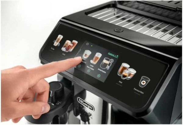 Автоматическая кофемашина DeLonghi ECAM 450.55.G, цвет Чёрный